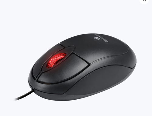 Zebronics Zeb Rise Wired Optical Mouse Black Usb Ideal Bazar